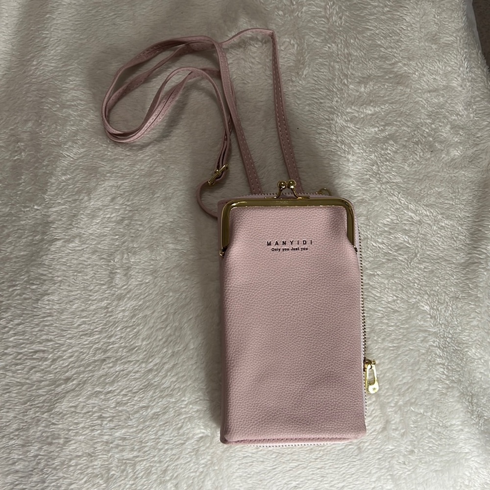 Mini Letter Graphic Crossbody Bag
